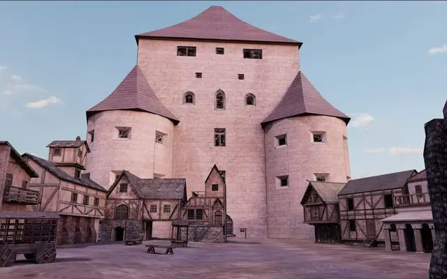 Regal Castle, a 3D space